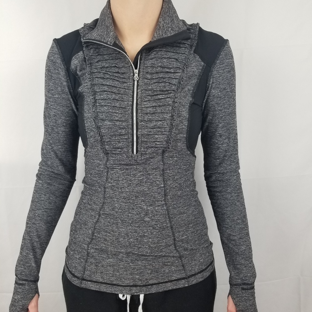 Lululemon Athletica 1/4 Zip Pullover Top Size 6